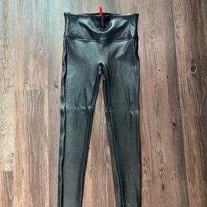 Spanx faux leather leggings